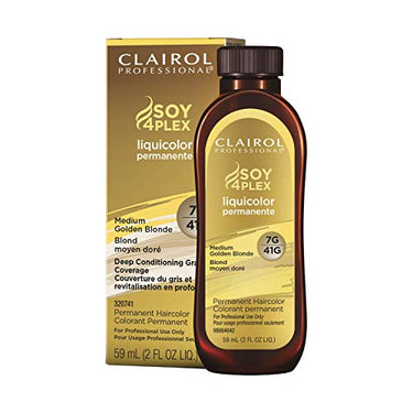 Clairol Professional Soy 4Plex Liquicolor Permanente – 7G Medium Golden Blonde – 2 oz - ANNS BEAUTY SUPPLY